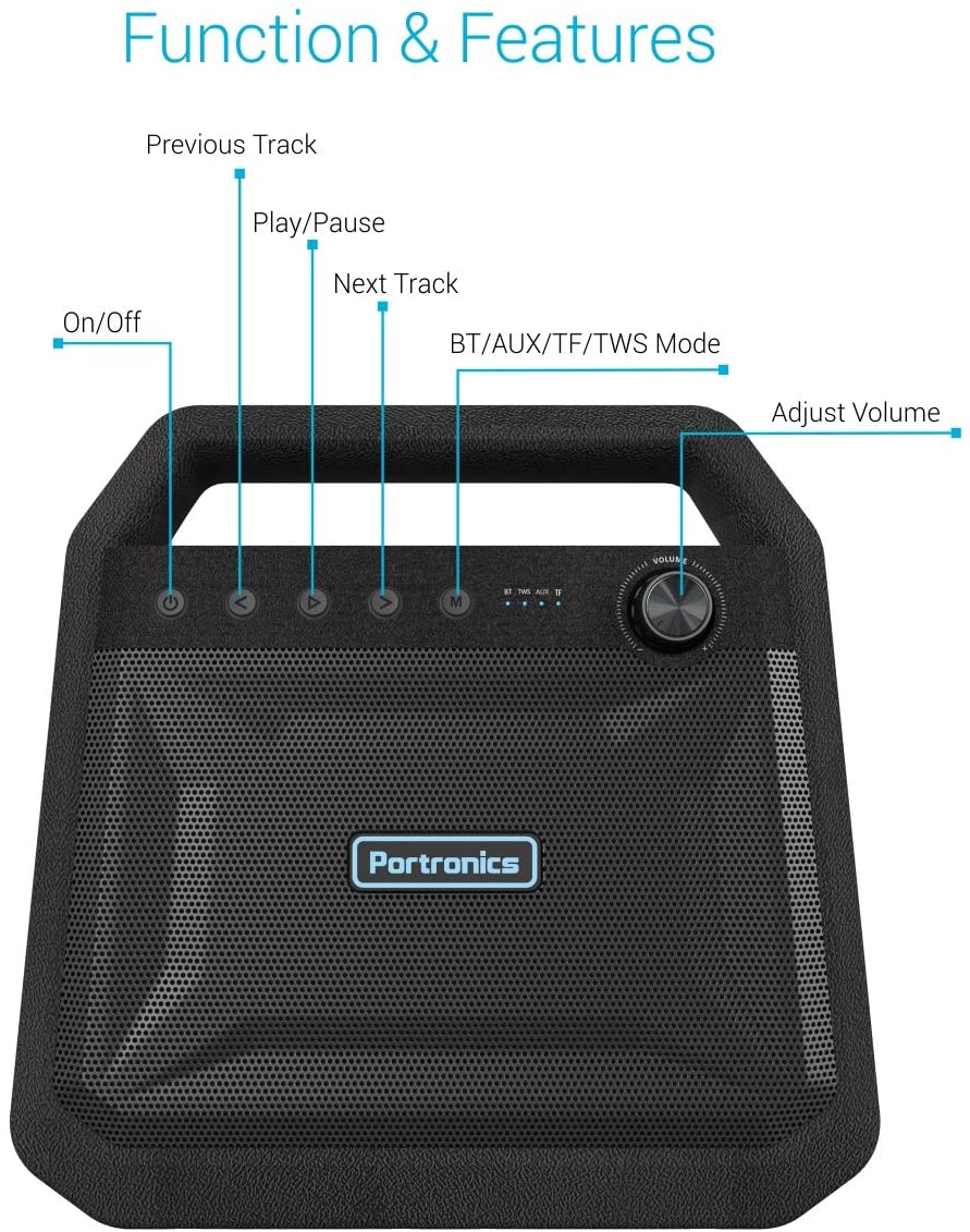 portronics roar bluetooth speaker