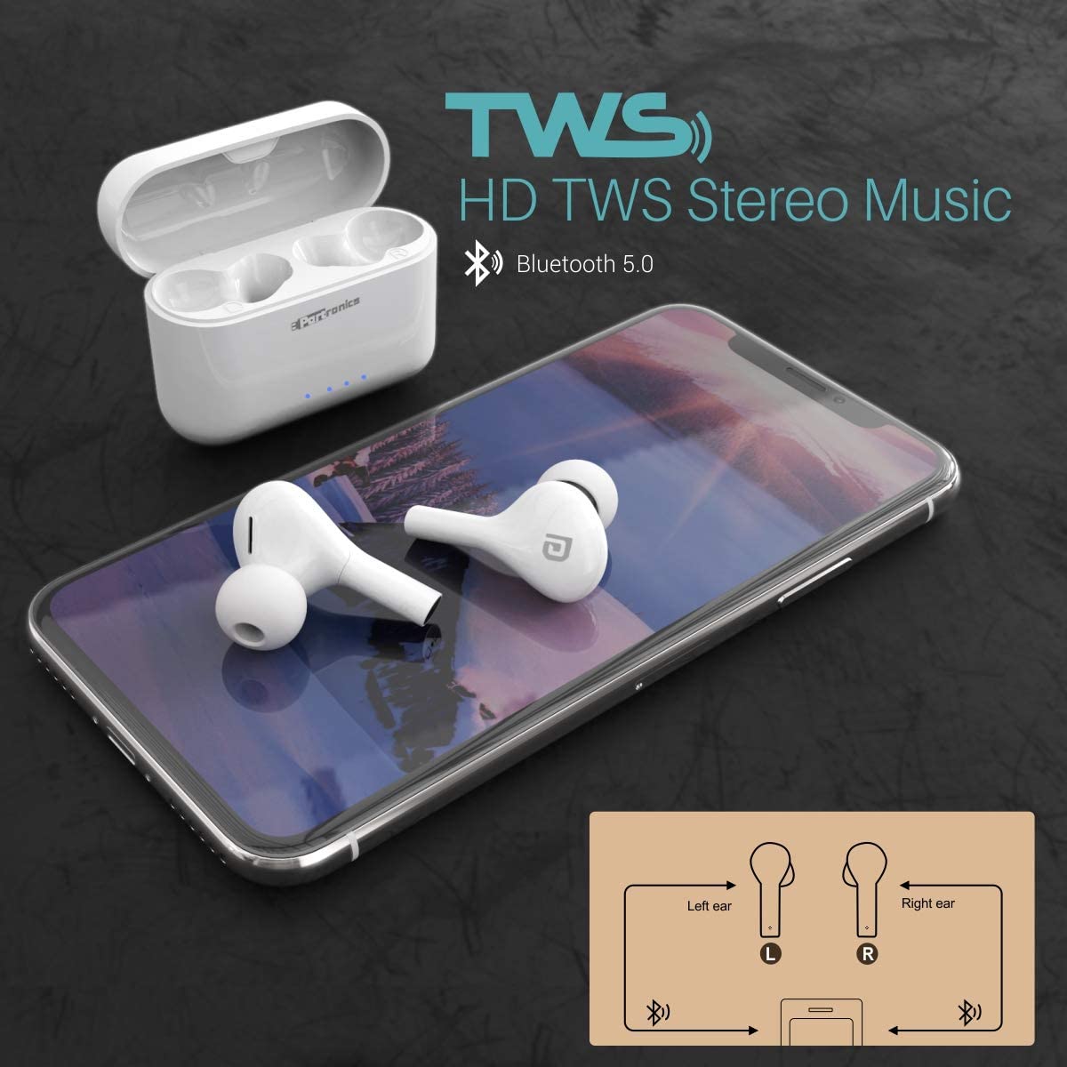 portronics harmonics twins 33 smart tws earbuds